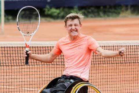 Niels VINK (NED) 4 , 31. German Open Rollstuhltennis 2019, ITF, Berlin, 06.07.2019,
