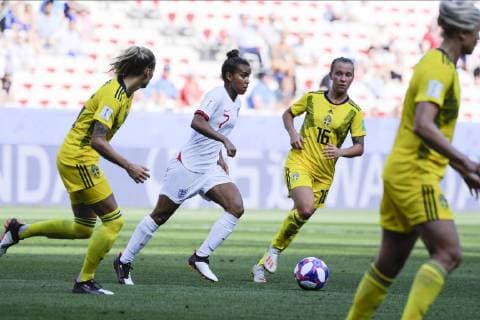 Nikita Parris (Angleterre) FOOTBALL: Coupe du monde feminine - Angleterre vs Suede - petite finale - Nice - 06 07 2019 NorbertScanella PanoramiC 
