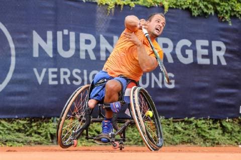 Finale Herren: Tom EGBERINK (NED) 1 (Sieger 2019), , 31. German Open Rollstuhltennis 2019, ITF, Berlin, 07.07.2019,