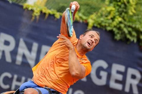 Finale Herren: Tom EGBERINK (NED) 1 (Sieger 2019), , 31. German Open Rollstuhltennis 2019, ITF, Berlin, 07.07.2019,