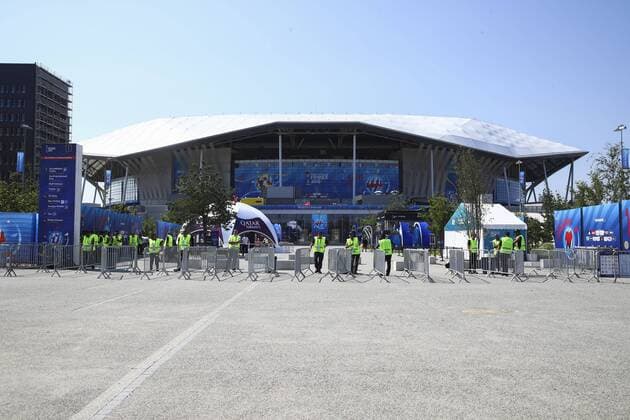 Illustration Groupama Stadium Lyon exterieur FOOTBALL : USA vs Pays Bas - Finale Coupe du Monde Feminine - 07 07 2019 GwendolineLeGoff Panoramic 