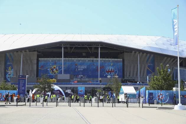 Illustration Groupama Stadium Lyon exterieur FOOTBALL : USA vs Pays Bas - Finale Coupe du Monde Feminine - 07 07 2019 GwendolineLeGoff Panoramic 