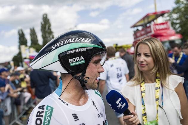 Tour de France 20219. Mannschaftszeitfahren der 2. Etappe in Brüssel, Belgien. maximilian Schachmann.