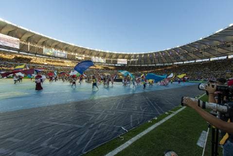 Brazil vs. Peru RIO DE JANEIRO, RJ - 07.07.2019: BRAZIL VS. PERU - Closing presentation during match between Brazil and Peru, valid for the 2019 Copa America final, held this Sunday (07) at the Maracanã Stadium in Rio de Janeiro, RJ. (Photo: Celso Pupo Fotoarena) x1759494x  CelsoxPupo