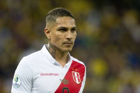 Brazil vs. Peru RIO DE JANEIRO, RJ - 07.07.2019: BRAZIL VS. PERU - Paolo Guerrero during a match between Brazil and Peru, valid for the Copa America 2019 final, held this Sunday (07) at the Maracanã Stadium in Rio de Janeiro, RJ. (Photo: Celso Pupo Fotoarena) x1759534x  CelsoxPupo