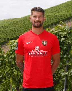 Kai Brünker ; Sonnenhof Grossaspach . Porträttermin SG Sonnenhof Grossaspach 2019-2020 . Grossaspach, GER, 08.07.2019 ,Fussball 3. Liga 2019 2020 .