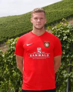 Eric Hottmann ; Sonnenhof Grossaspach . Porträttermin SG Sonnenhof Grossaspach 2019-2020 . Grossaspach, GER, 08.07.2019 ,Fussball 3. Liga 2019 2020 .