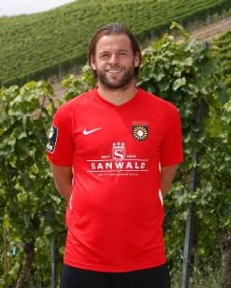Timo Röttgermann ; Sonnenhof Grossaspach . Porträttermin SG Sonnenhof Grossaspach 2019-2020 . Grossaspach, GER, 08.07.2019 ,Fussball 3. Liga 2019 2020 .
