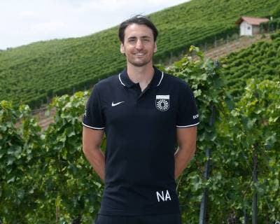 Teammanager Nebih Azemi ; Sonnenhof Grossaspach . Porträttermin SG Sonnenhof Grossaspach 2019-2020 . Grossaspach, GER, 08.07.2019 ,Fussball 3. Liga 2019 2020 .