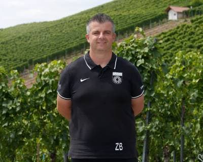 Co-Trainer Zlatko Blaskic ; Sonnenhof Grossaspach . Porträttermin SG Sonnenhof Grossaspach 2019-2020 . Grossaspach, GER, 08.07.2019 ,Fussball 3. Liga 2019 2020 .