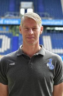 GER, offizieller Fototermin Porträttermin Portraettermin MSV Duisburg Torwart- Trainer Sven Beuckert; MSV Duisburg; 3. Liga - DFB, Porträttermin 2019 2020 hoch, Hochformat