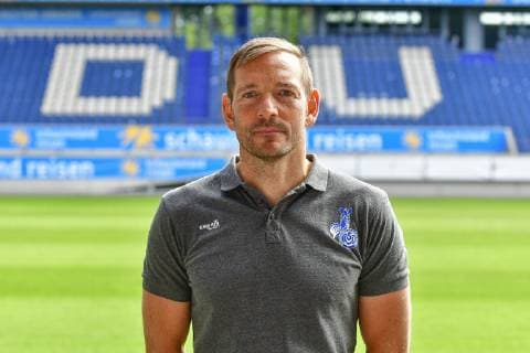GER, offizieller Fototermin Porträttermin Portraettermin MSV Duisburg Athletik- Trainer Andreas Tappe; MSV Duisburg; 3. Liga - DFB, Porträttermin 2019 2020 quer, Querformat