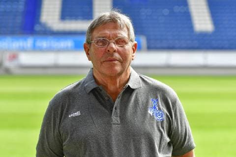 GER, offizieller Fototermin Porträttermin Portraettermin MSV Duisburg Zeugwart Manni Piwonski; MSV Duisburg; 3. Liga - DFB, Porträttermin 2019 2020 quer, Querformat