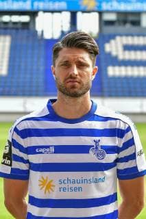 GER, offizieller Fototermin Porträttermin Portraettermin MSV Duisburg Spieler Moritz Stoppelkamp; MSV Duisburg; 3. Liga - DFB, Porträttermin 2019 2020 hoch, Hochformat