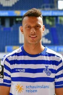 GER, offizieller Fototermin Porträttermin Portraettermin MSV Duisburg Spieler Petar Sliskovic; MSV Duisburg; 3. Liga - DFB, Porträttermin 2019 2020 hoch, Hochformat