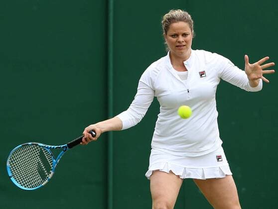 Former Belgian player Kim Clijsters (BEL) TENNIS : Tournoi de Wimbledon - Londres - 09 07 2019 PhotoNews Panoramic 