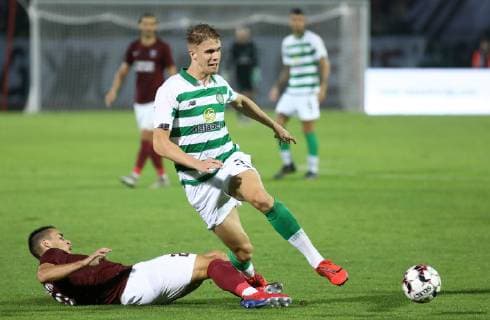 Sarajevo hosted Celtic in the first match of the first qualifying round of the Champions League 09.07.2019., Asim Ferhatovic Hase Stadium, Sarajevo, Bosnia and Herzegovina - The first match of the first qualifying round of the UEFA Champions League, FC Sarajevo - FC Celtic. Slobodan Milanovic, Kristoffer Ajer  ArminxDurgut PIXSELL