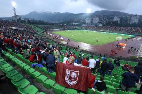 Sarajevo hosted Celtic in the first match of the first qualifying round of the Champions League 09.07.2019., Asim Ferhatovic Hase Stadium, Sarajevo, Bosnia and Herzegovina - The first match of the first qualifying round of the UEFA Champions League, FC Sarajevo - FC Celtic.  ArminxDurgut PIXSELL