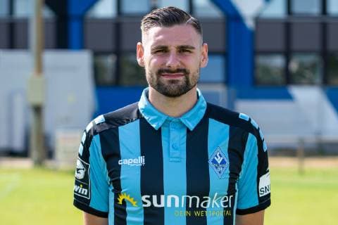 Marcel Hofrath; SV Waldhof Mannheim; 3.Liga, Porträttermin 2019 2020