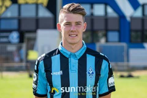 Florian Flick; SV Waldhof Mannheim; 3.Liga, Porträttermin 2019 2020