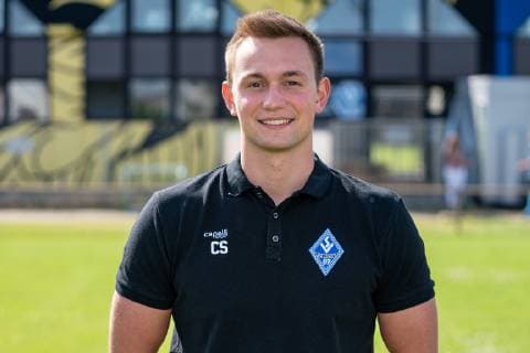 Cedric Schmidt (Physiotherapeut); SV Waldhof Mannheim; 3.Liga, Porträttermin 2019 2020