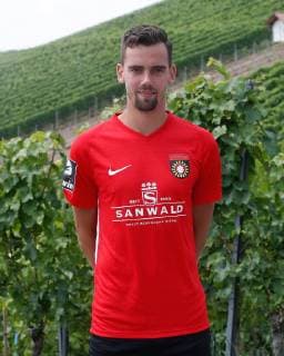 Marco Hingerl ; Sonnenhof Grossaspach . Porträttermin SG Sonnenhof Grossaspach 2018-2019 . Grossaspach, GER, 08.07.2019 ,Fussball 3. Liga 2019 2020 .