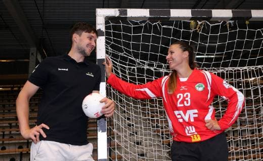 BAU 09.07.2019 Göppingen Handball Frisch Auf! Göppingen Trainingsaufttakt, Paar Daniel Rebmann und Freundin Jamina Jankovic