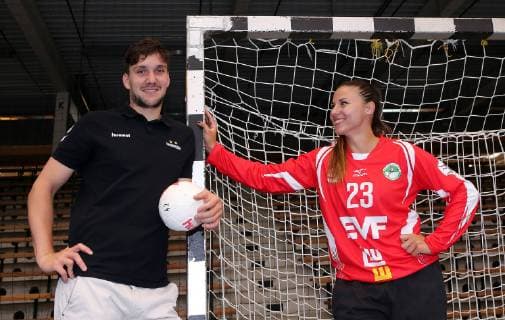 BAU 09.07.2019 Göppingen Handball Frisch Auf! Göppingen Trainingsaufttakt, Paar Daniel Rebmann und Freundin Jamina Jankovic