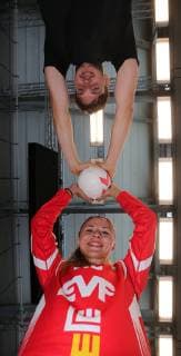 BAU 09.07.2019 Göppingen Handball Frisch Auf! Göppingen Trainingsaufttakt, Paar Daniel Rebmann und Freundin Jamina Jankovic