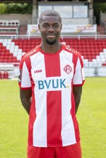 Leroy Kwadwo, FC Würzburger Kickers, 3.Liga, Porträttermin 2019 2020, Copyright: HMBxMedia xHeikoxBecker