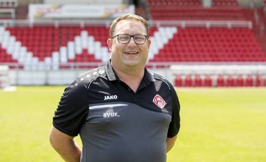 David Braunreuther (Physiotherapeut), FC Würzburger Kickers, 3.Liga, Porträttermin 2019 2020, Copyright: HMBxMedia xHeikoxBecker
