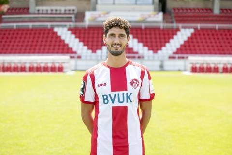 Fabio Kaufmann, FC Würzburger Kickers, 3.Liga, Porträttermin 2019 2020, Copyright: HMBxMedia xHeikoxBecker