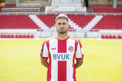 Dominic Baumann, FC Würzburger Kickers, 3.Liga, Porträttermin 2019 2020, Copyright: HMBxMedia xHeikoxBecker