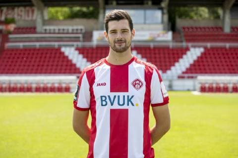Luca Pfeiffer, FC Würzburger Kickers, 3.Liga, Porträttermin 2019 2020, Copyright: HMBxMedia xHeikoxBecker