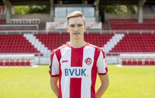 Maximilian Breunig, FC Würzburger Kickers, 3.Liga, Porträttermin 2019 2020, Copyright: HMBxMedia xHeikoxBecker