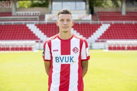 Johannes Kraus, FC Würzburger Kickers, 3.Liga, Porträttermin 2019 2020, Copyright: HMBxMedia xHeikoxBecker