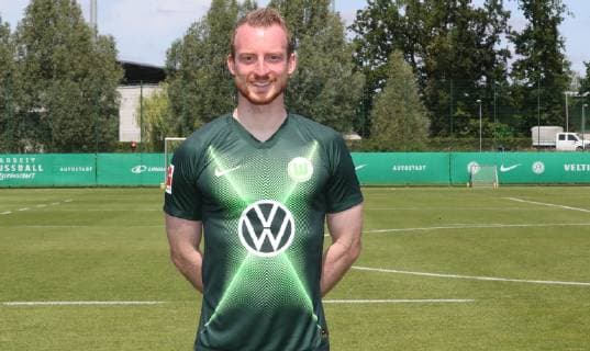 VfL Mannschaft+Portraits Maximilian Arnold; VfL Wolfsburg, 1.BL, PortraÌˆttermin 2019 2020, Wolfsburg