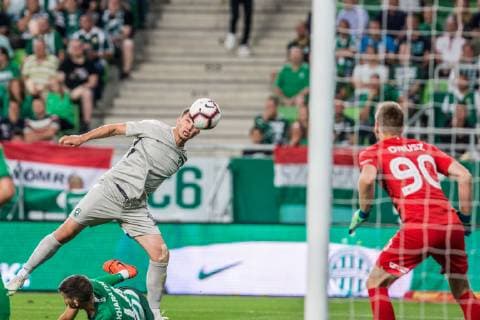 BUDAPEST 10.07.2019 PIERWSZY MECZ I RUNDA ELIMINACYJNA LIGA MISTRZOW SEZON 2019 20: FERENCVAROS BUDAPESZT - LUDOGOREC RAZGRAD - UEFA CHAMPIONS LEAGUE FIRST QUALIFYING ROUND FIRST MATCH: FERENCVAROS BUDAPEST - LUDOGORETS RAZDRAD JAKUB SWIERCZOK FOT. MICHAL CHWIEDUK FOKUSMEDIA.COM.PL NEWSPIX.PL --- Newspix.pl  190710CHW057