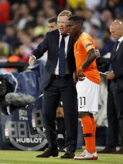 (L-R) Holland coach Ronald Koeman, Quincy Promes of Holland during the UEFA Nations League semi final match between The Netherlands and England at Estadio D. Afonso Henriques on June 06, 2019 in Guimaraes, Portugal UEFA Nations League 2018 2019 xVIxVIxImagesx xMauricexvanxSteenxIVx 14971209