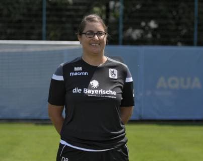 10.07.2019, Fussball 3.Bundesliga 2019 2020, Porträttermin TSV 1860 München 2019 2020. Ärztin Dr. Monika Mrosek; TSV 1860 München,