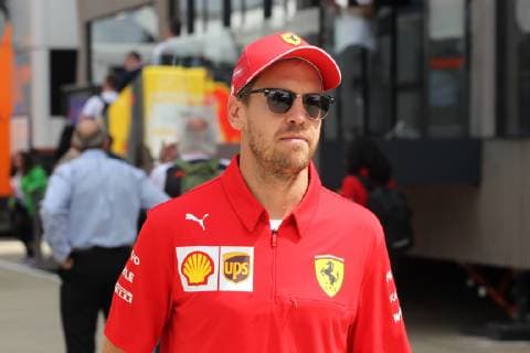 Photo4 LaPresse 11 07 2019 Silverstone, England Grand Prix Formula One England 2019 In the pic: Sebastian Vettel (GER) Scuderia Ferrari SF90  Copyright: xPhoto4 LaPressex