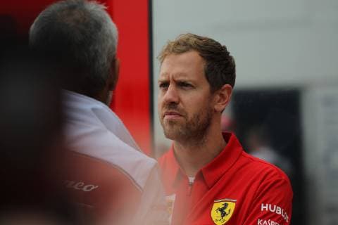 Photo4 LaPresse 11 07 2019 Silverstone, England Grand Prix Formula One England 2019 In the pic: Sebastian Vettel (GER) Scuderia Ferrari SF90  Copyright: xPhoto4 LaPressex