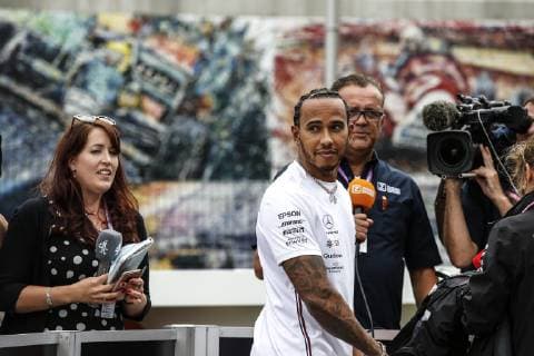 Motorsports: FIA Formula One World Championship, WM, Weltmeisterschaft 2019, Grand Prix of Great Britain, 44 Lewis Hamilton (GBR, Mercedes AMG Petronas Motorsport), Silverstone Great Britain