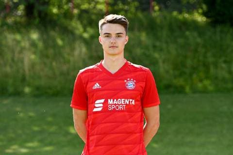 Theo Rieg; FC Bayern München II (U23); 3.Liga, Porträttermin 2019 2020