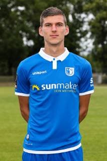 Brian Koglin (1. FC Magdeburg) - 3. Liga PortraÌˆttermin 2019 2020 offizieller Fototermin 1. FC Magdeburg auf dem Trainingsplatz an der MDCC Arena in Magdeburg - Porträt, Portrait,Deutschland, Fussball, Mann, Maenner,GER,11.07.2019