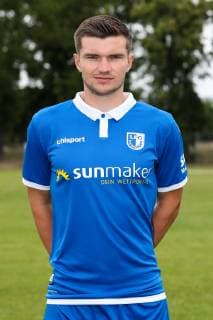 Björn Rother (1. FC Magdeburg) - 3. Liga PortraÌˆttermin 2019 2020 offizieller Fototermin 1. FC Magdeburg auf dem Trainingsplatz an der MDCC Arena in Magdeburg - Porträt, Portrait,Deutschland, Fussball, Mann, Maenner,GER,11.07.2019