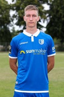 Pascal Schmedemann (1. FC Magdeburg) - 3. Liga PortraÌˆttermin 2019 2020 offizieller Fototermin 1. FC Magdeburg auf dem Trainingsplatz an der MDCC Arena in Magdeburg - Porträt, Portrait,Deutschland, Fussball, Mann, Maenner,GER,11.07.2019