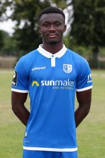 Sirlord Conteh (1. FC Magdeburg) - 3. Liga PortraÌˆttermin 2019 2020 offizieller Fototermin 1. FC Magdeburg auf dem Trainingsplatz an der MDCC Arena in Magdeburg - Porträt, Portrait,Deutschland, Fussball, Mann, Maenner,GER,11.07.2019