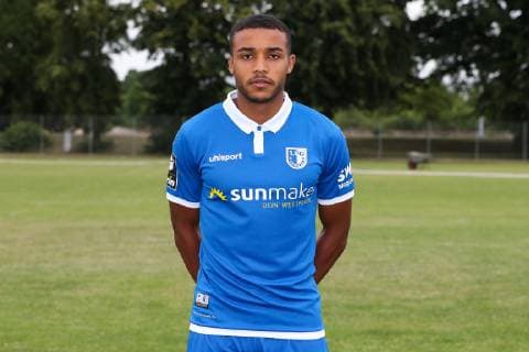 Leon Bell Bell (1. FC Magdeburg) - 3. Liga PortraÌˆttermin 2019 2020 offizieller Fototermin 1. FC Magdeburg auf dem Trainingsplatz an der MDCC Arena in Magdeburg - Porträt, Portrait,Deutschland, Fussball, Mann, Maenner,GER,11.07.2019