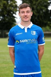 Charles Elie Laprevotte (1. FC Magdeburg) - 3. Liga PortraÌˆttermin 2019 2020 offizieller Fototermin 1. FC Magdeburg auf dem Trainingsplatz an der MDCC Arena in Magdeburg - Porträt, Portrait,Deutschland, Fussball, Mann, Maenner,GER,11.07.2019